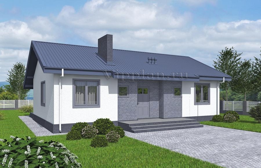 Одноэтажный жилой дом